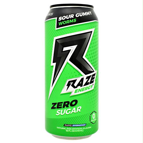 Raze Energy Sour Gummy Worms 473mls