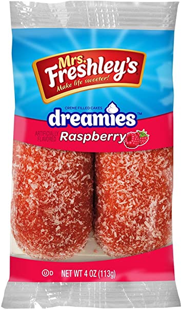 Mrs Freshley's Raspberry Dreamies 79g