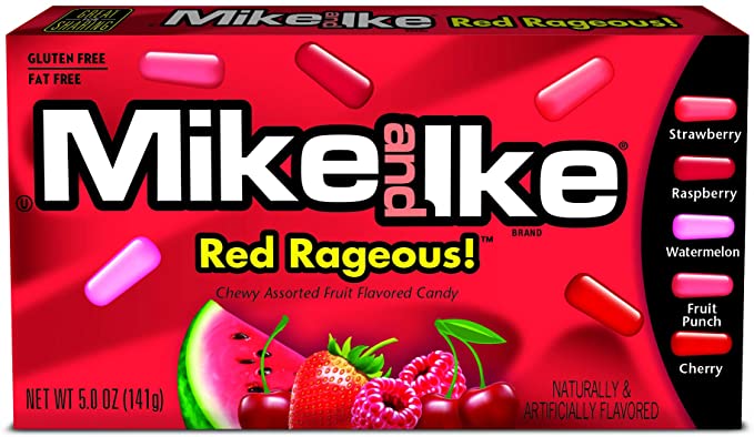 Mike & Ike Red Rageous 141g