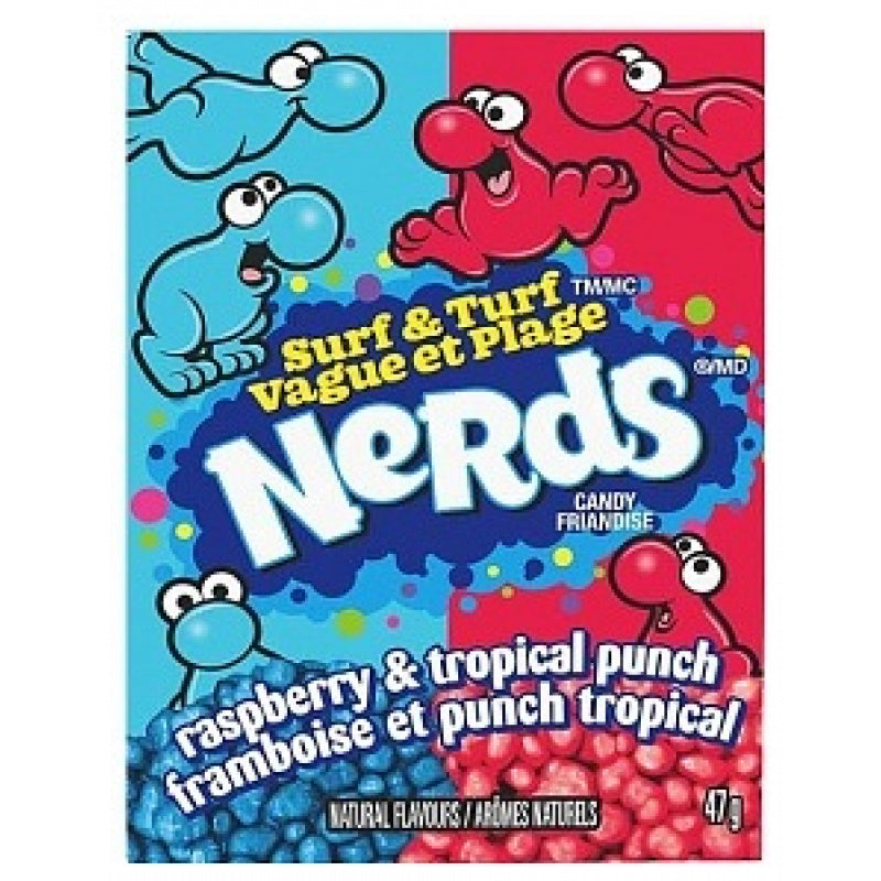 Nerds Raspberry/Tropical Punch 47g