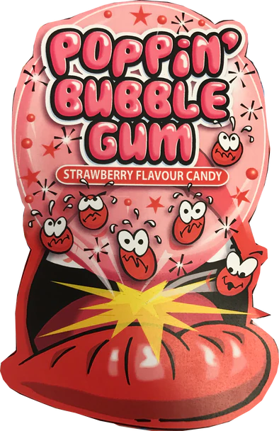 Poppin' Bubble Gum Strawberry 10g