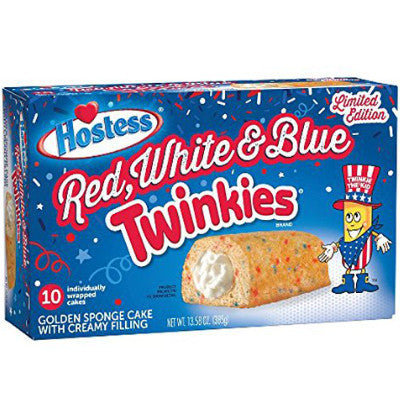 Hostess Twinkies Red, White & Blue 10 pack