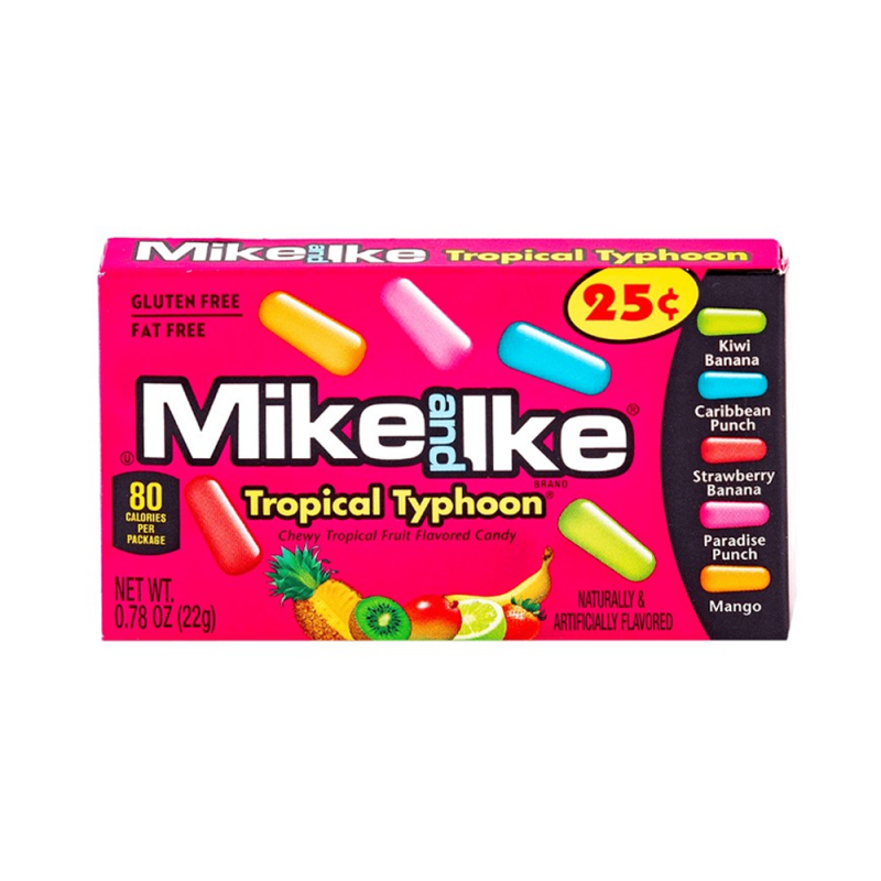 Mike & Ike Mini Tropical Typhoon 22g