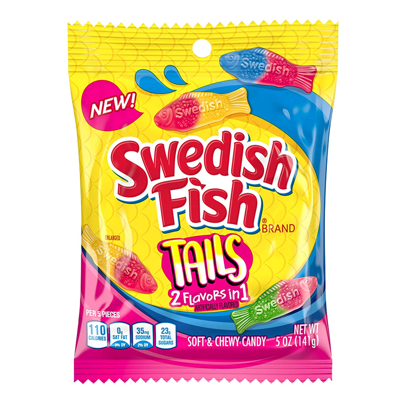Swedish Fish Tails 2 in 1 141g