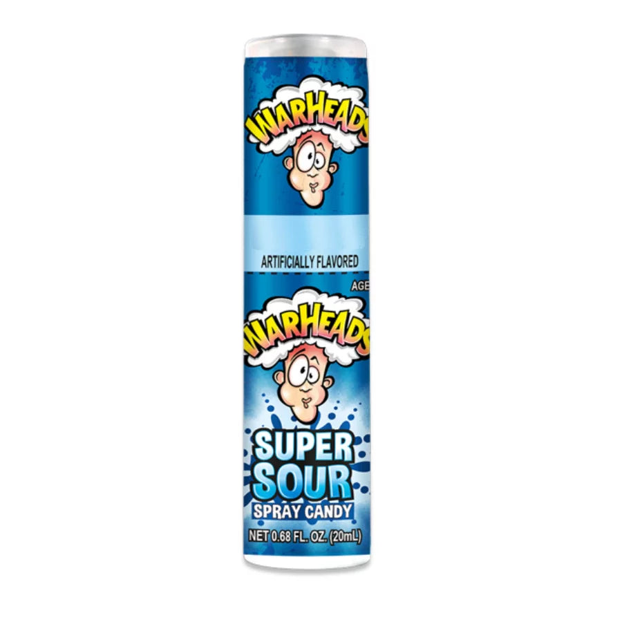 Warheads Super Sour Spray Blue Raspberry 20mls