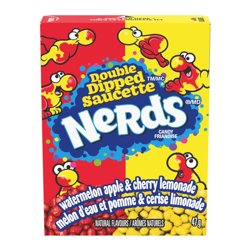 Nerds Double Dipped w/melon apple & cherry lemonade 47g