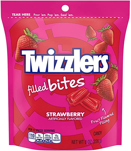 Twizzlers Filled Bites Strawberry 226g