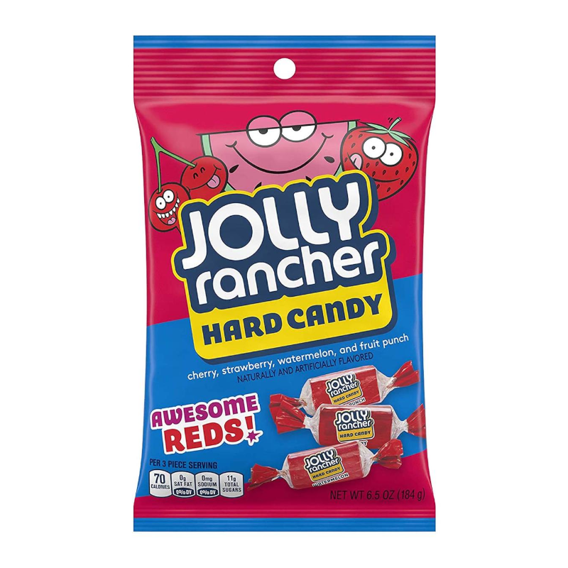 Jolly Rancher Hard Candy Awesome Reds 184g