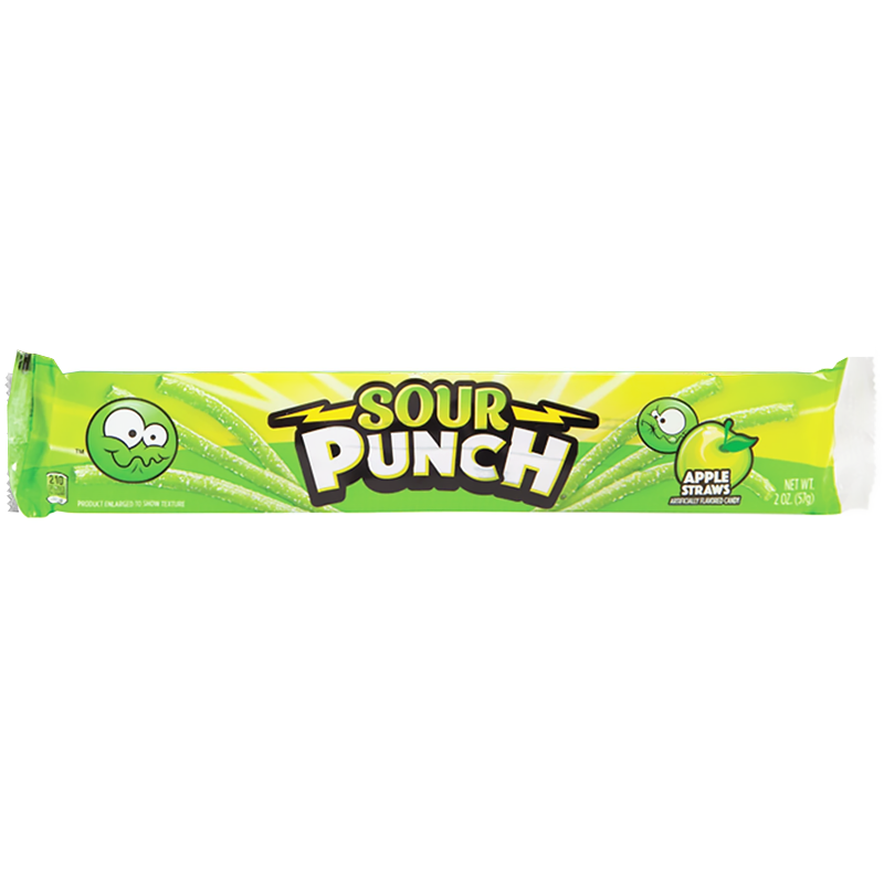 Sour Punch Apple Straws 57g